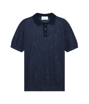 ØlÅf Polo Knit Ss Polos Donkerblauw M200705