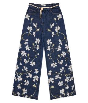 Munthe Fadi Pantalons Donkerblauw 251 1407 25110