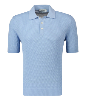 Gran Sasso  Polos Lichtblauw 57113/20620