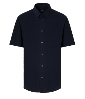 Armani Exchange  Overhemden Donkerblauw Xm001237 Af13141
