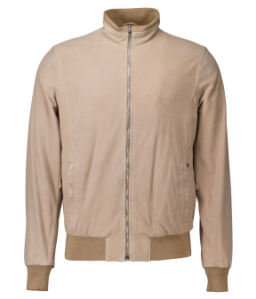 Barba Napoli  Leren Jassen Beige Fox 48201