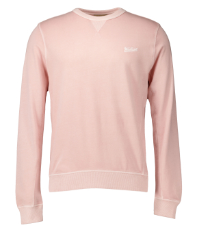Woolrich Garment Dyed Crewneck Sweaters Oud Rose Cfwosw0261mrut4040