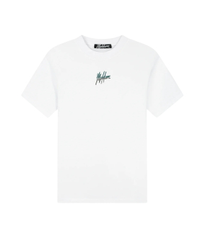 Malelions Split T-shirt T-shirts Wit Mm3-ss25-09