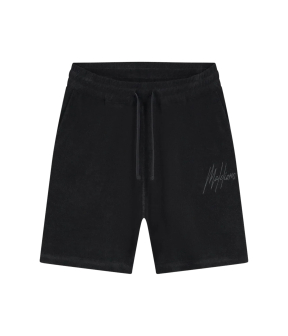 Malelions Signature Towelling Shorts Shorts Zwart Mm3-ss25-26
