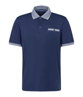 Bugatti  Polos Donkerblauw 8151-75091c