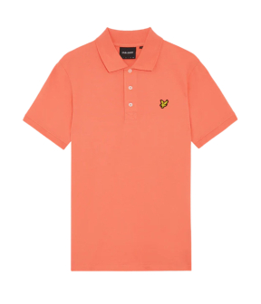 Lyle&scott Plain Polos Koraal Sp400vog