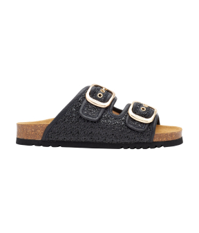 Scholl Footwear Noelle Raflea Slippers Zwart F32367