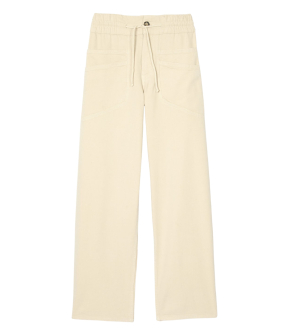 Ba&sh Fima Pantalons Ecru 1e25fima