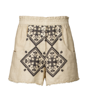 Greek Archaic Kori  Shorts Beige S25k-210312