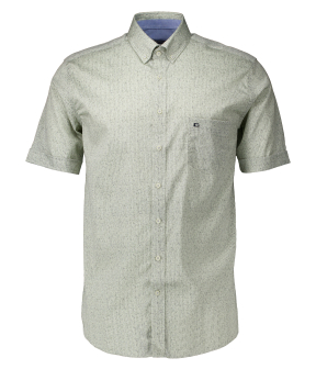 Giordano  Korte Mouw Overhemden Groen 516020