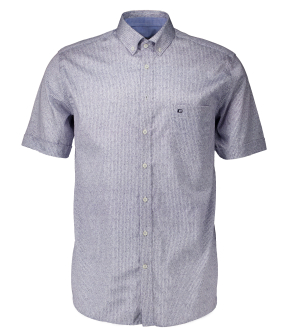 Giordano  Korte Mouw Overhemden Blauw 516020