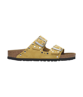 Birkenstock Arizona Rivet Leve Slippers Geel 1029362