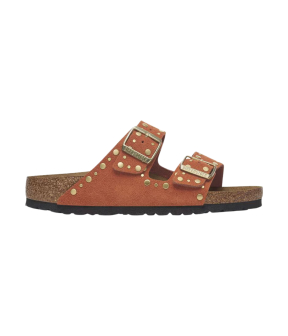 Birkenstock Arizona Rivet Leve Slippers Oranje 1029513
