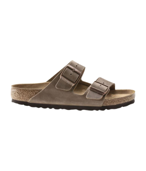 Birkenstock Arizona Leoi Slippers Donkerbruin 0352201