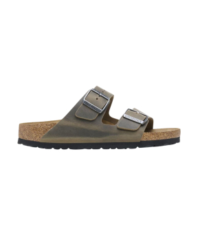 Birkenstock Arizona Leoi Slippers Khaki 1027022