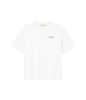 ØlÅf Interlock Boxy Tee T-shirts Wit W210104