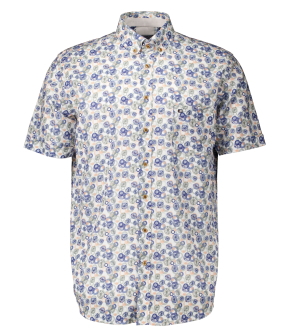 Giordano  Korte Mouw Overhemden Groen 516039