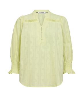 Co Couture Emmacc Blouses Lichtgeel 35856
