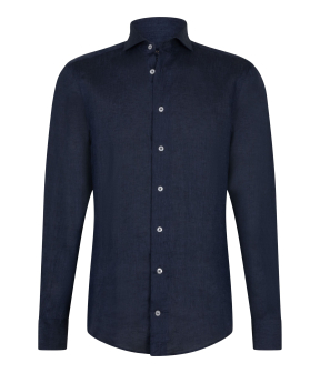 Cavallaro Firento Lange Mouw Overhemden Donkerblauw 110251052
