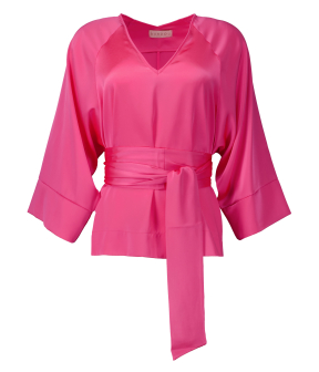 Bardou  Tops Roze Franky Kimono Top