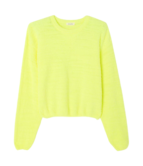 American Vintage Ligeway Sweaters Geel Lig18ae25