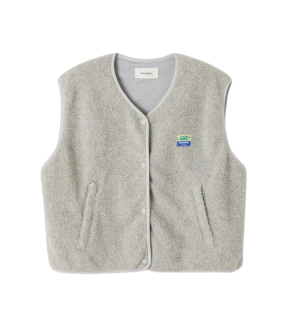 American Vintage Hoktown Gilets Lichtgrijs Hok16bh25