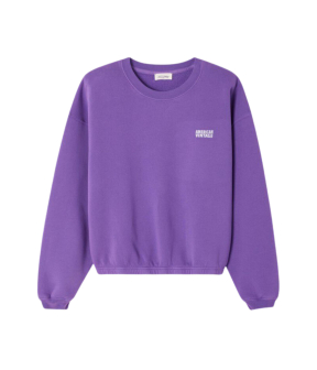 American Vintage Izubird Sweaters Paars Izu03ah25
