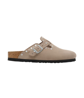 Birkenstock Boston Rivet Slippers Taupe 1030418