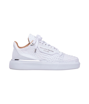Benjamin Berner Python Cut Sneakers Wit Bnj12010444