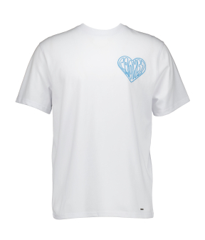 Croyez Croyez Stitched Heart T-shirts Wit Cr1-pf25-15
