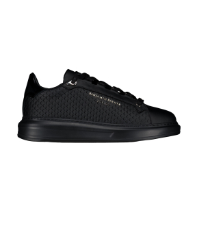 Benjamin Berner Rhombus Embossed Sneakers Zwart Bnj20190688
