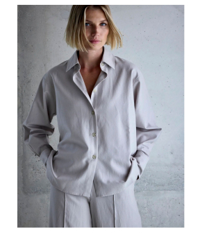 Femmes Du Sud Bs-0024 Blouses Lichtgrijs Jeri
