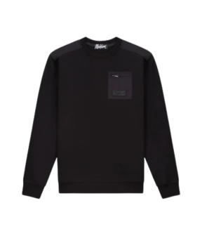Malelions Nylon Pocket Sweaters Zwart Mm1-aw25-27