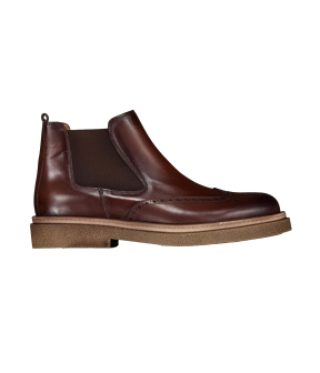 Melik Hercules Chelsea Boots Donkerbruin 41130