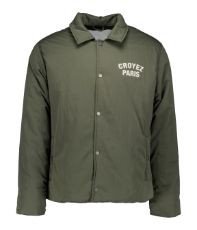 Croyez Paris Padded Coach Jacket Jackets Olijf Cr1-fw25-35