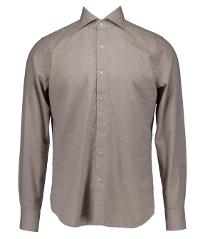 Xacus Washed Shirt Lange Mouw Overhemden Beige 721ml/91175