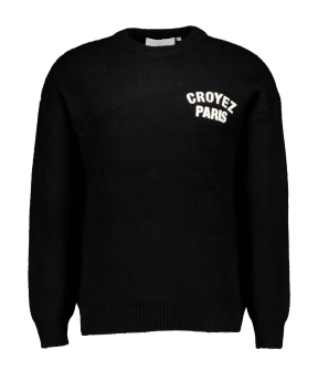 Croyez Paris Knit Sweaters Zwart Cr1-fw25-37