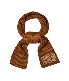 Ugg Chunky Crafted Rib Scarf Sjaals Cognac 102787