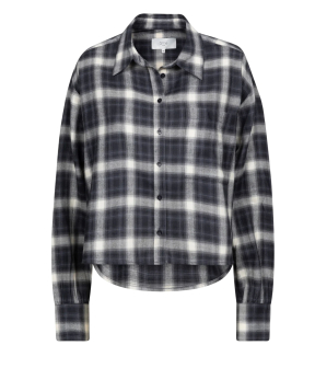 Âme Antwerp Cropped Shirt  Zwart Karlotta