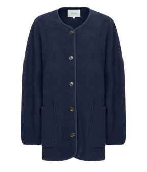 Âme Antwerp Oversized Jacket  Donkerblauw Hannah 1