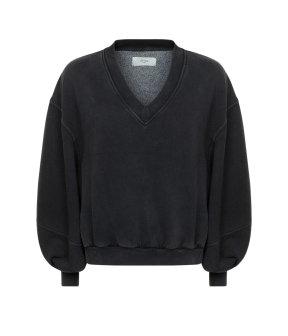 Âme Antwerp Sweatshirt With V Neck Sweaters Zwart Lucia