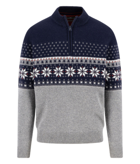 Fynch Hatton  Truien Donkerblauw 1510308
