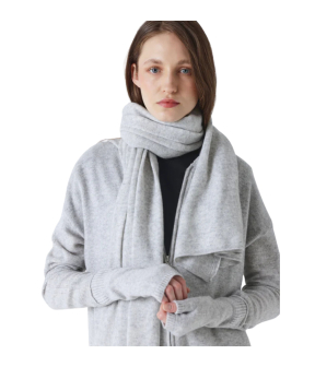 Absolut Cashmere Infinity Sjaals Lichtgrijs Acf202000c