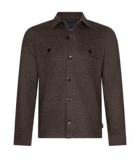 Cavallaro Verto Overshirt Overshirts Donkerbruin 123255016