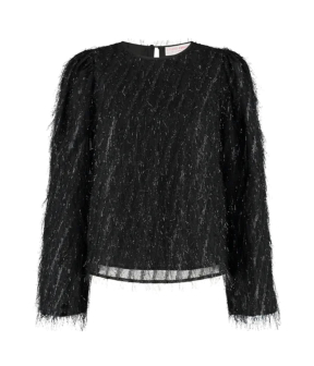 Studio Amaya 254-16 Blouses Zwart Velvet