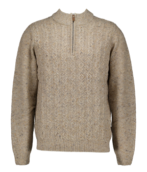 Fynch Hatton Zip Troyer  Beige 1510360