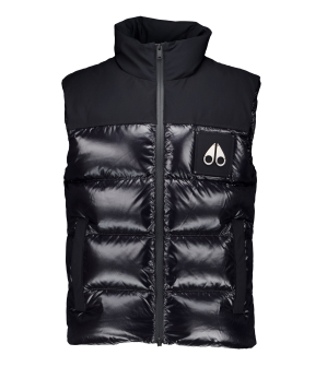 Moose Knuckles Victory Peak Vest Bodywarmers Zwart M34mv482
