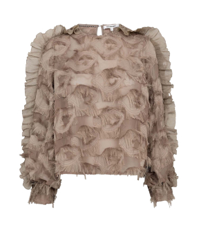 Co Couture Syracc Blouses Taupe 35978
