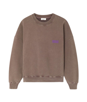 American Vintage Plizzy Sweaters Bruin Pli03ch25