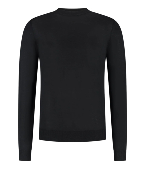 Malelions Premium Merino Sweaters Zwart Mp1-aw25-07